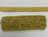 Gold Skinny Stretch Headband and a Gold Crochet Headband