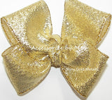 Gold Hair Bow