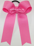 Solid Ribbon Ponytail Bow
