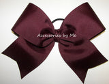 Maroon Big Cheer Bow