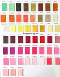 Team Color Ribbon Swatches