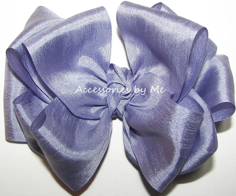 Lavender Silk Hair Bow