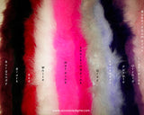 Hot Pink Marabou Black Socks