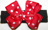 Minnie Red Polka Dot Bow Headband