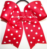 Polka Dots Cheer Bow