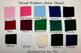 Velvet Swatches Color Card