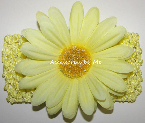 Daisy Flower Wide Headband