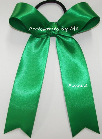 Satin Ponytail Holder Bow