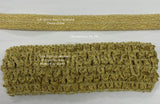 Gold Skinny Stretch Headband or a Gold Crochet Headband