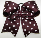 Polka Dots Cheer Bow