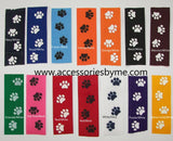 Paw Print Ribbon Swatch Color Card