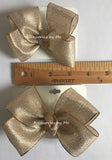 Gold Hair Bow Measurements