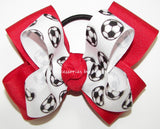 Soccer Hair Bow