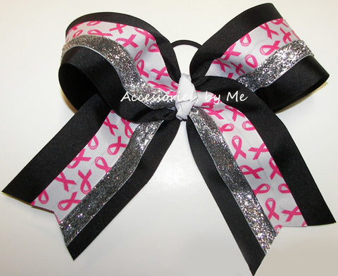 Breast Cancer Awareness Big Cheer Bow