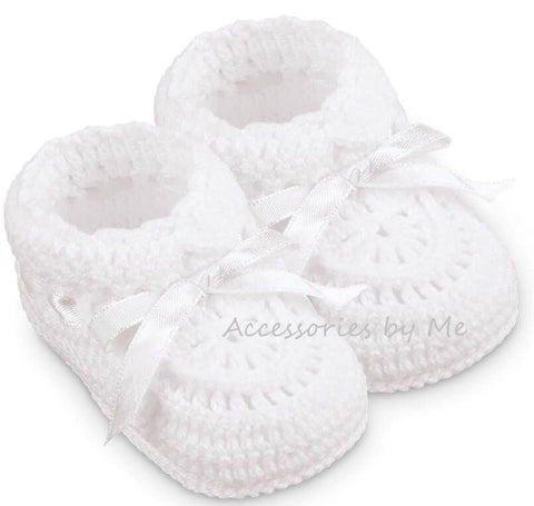 Baptism Crochet Bootie Shoe