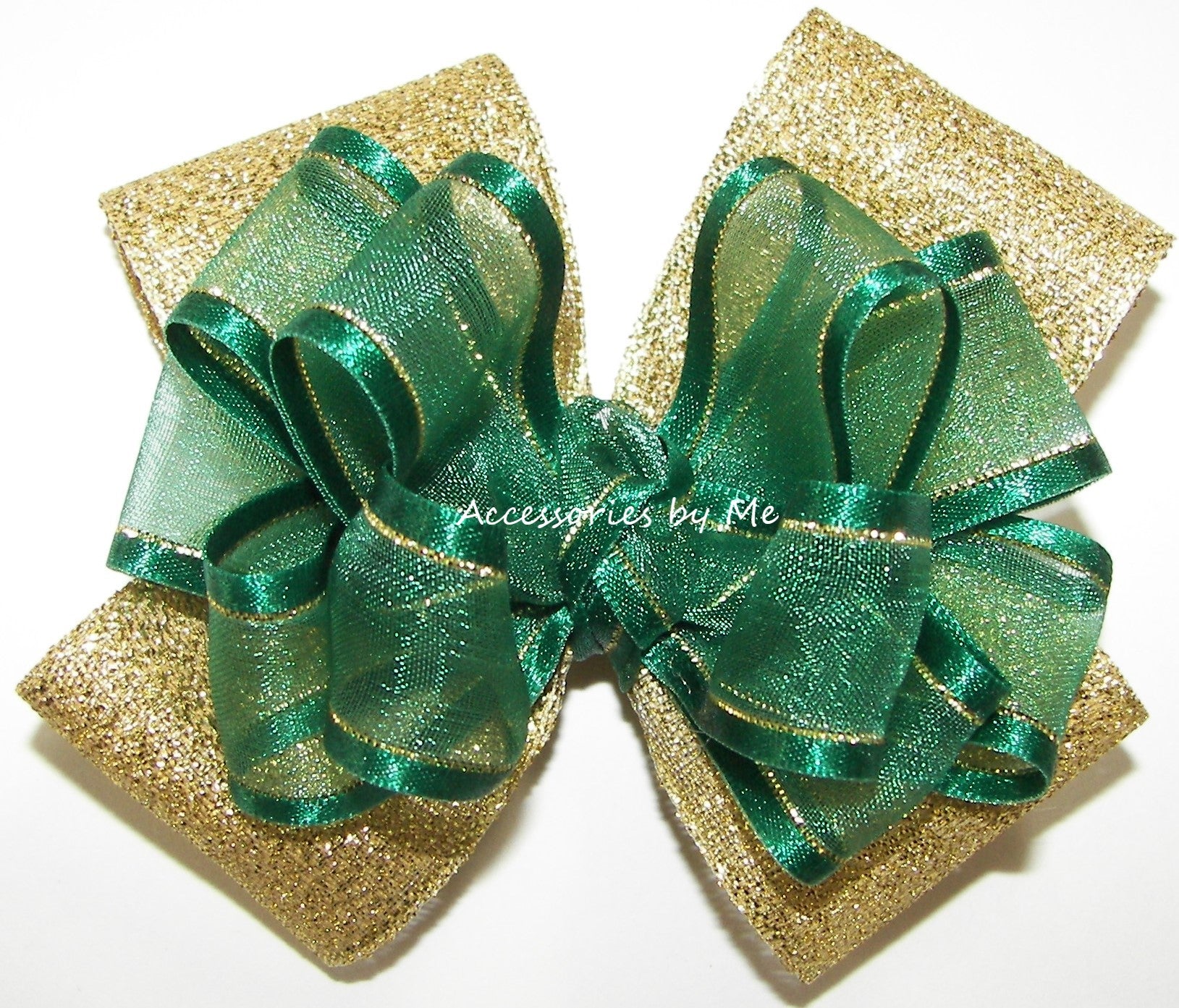 Gold Bow String Color Gold Hair Bow