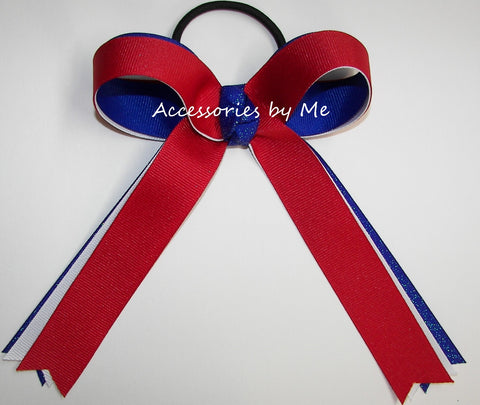 Gymnastics Red Ribbons, Gymnastic Red Black Bow, Sparkly Gymnastic Bow –  Accessories by Me, LLC