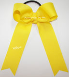 Yellow Solid Ponytail Holder